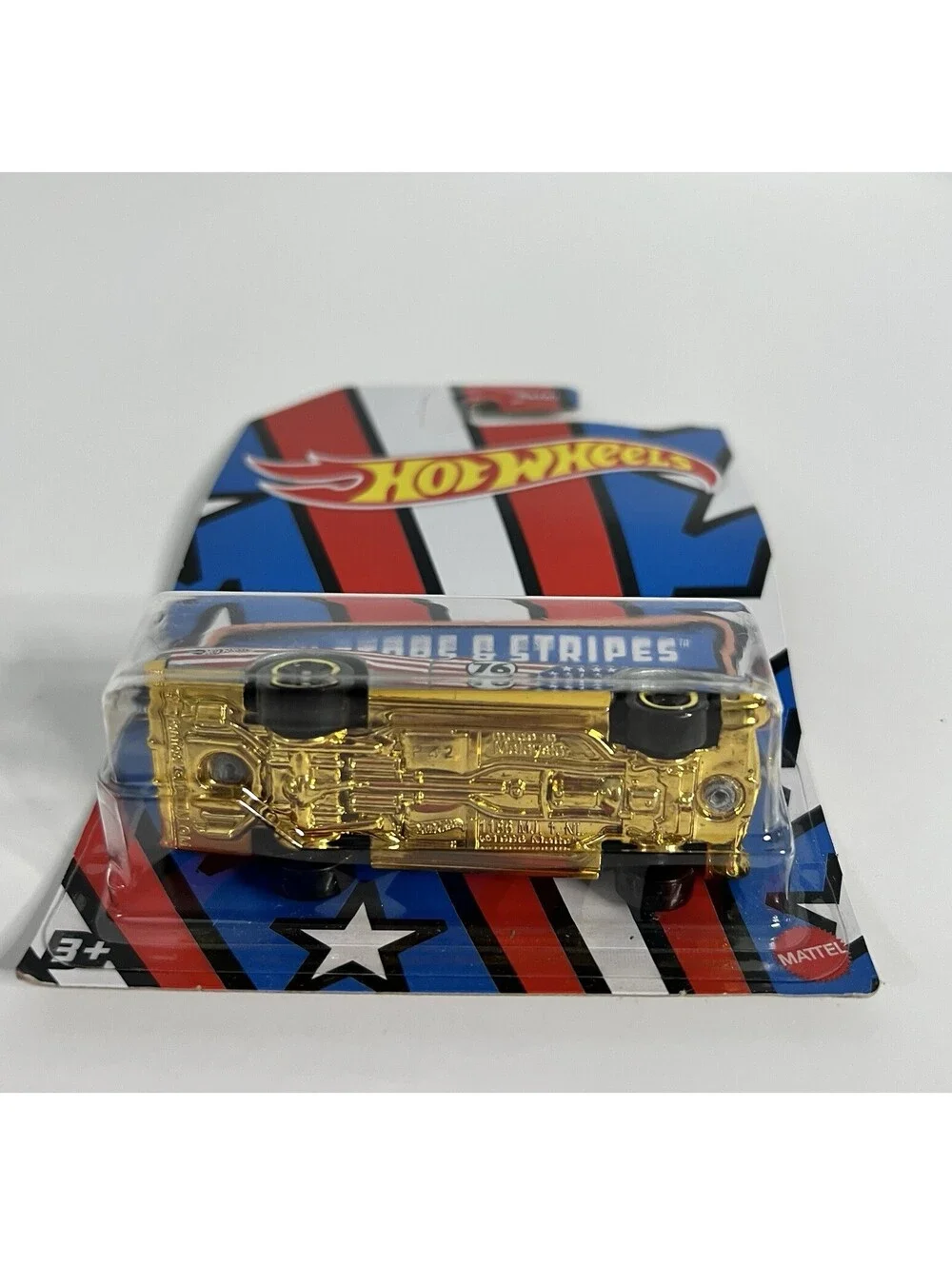 New Hot Wheels 2021 HW Stars & Stripes ’67 Pontiac GTO 02/08 GRT01 Diecast